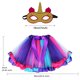 thumbnail image 1 of D.Q.Z Kids Rainbow Superhero Capa y Máscara Tutu para Niñas Unicornio Disfraz de Princesa D.Q.Z D.Q.Z, 1 of 2