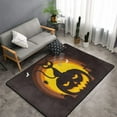 thumbnail image 2 of Halloween Shaggy Area Rug, Halloween Relaxing Pumpkin Cat Rugs for Living Room Non Slip Door Mat Halloween Decorations Indoor Carpet Halloween Decor Floor Mats for Entryway 60x39in, 2 of 6