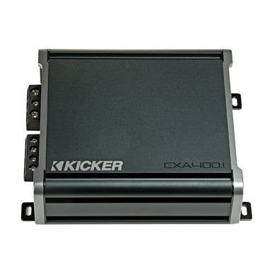 Kicker CXA400.1 400 Watts Mono Class D Vehicle Audio Amplifier, Black