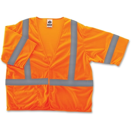 - GloWear, EGO22013, Class 3 Orange Economy Vest, 1 / Each, Orange
