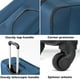 thumbnail image 4 of Set de equipaje Coolife Spinner Softshell de 4 piezas con cierre TSA, 4 of 7