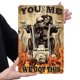 thumbnail image 5 of Chapa Metal Vintage YOU & ME Pintura Hierro Rectangular Barra Pared 20x30cm, 5 of 9