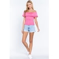 thumbnail image 2 of Off Shoulder W/lace Smocked Top L, 2 of 16