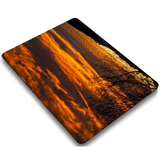 KSK KAISHEK Protective Case Hard Cover Compatible MacBook Air 13.6" m2 with Touch Bar Type C Model: A2681 (Red series 0451)