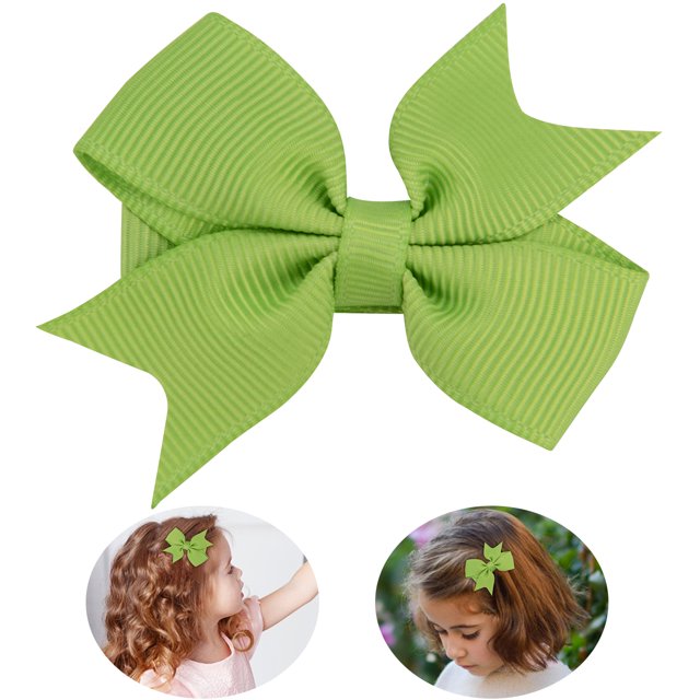 Kids Hair Clip Lovely Decorative Ribbon Bow Baby Hair Pin Baby Barrette