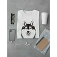thumbnail image 3 of Happy Husky Sketch Tee Men's -Image by Shutterstock, 3 of 4