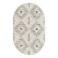 thumbnail image 3 of Unique Loom Arlo Collection Area Rug - Kai (5' 3" x 8' Oval Sandy Beige/Gray), 3 of 7