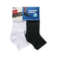 thumbnail image 2 of Hanes MOVES Men's Ankle Socks, 6-12, 6-Pairs, 2 of 9