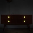 thumbnail image 6 of Peach Fluorescent Drawer Pulls: Round 4-Pack, Glow-in-the-Dark Knobs for Cabinets, Wardrobes, and Dressers - Furniture Decor with Dresser Handles, Pulls, 6 of 6