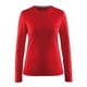 thumbnail image 1 of Craft - Camiseta deportiva de manga larga Mind para mujer señora (Rojo), 1 of 2