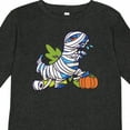 thumbnail image 4 of Inktastic Halloween Dinosaur Mummy Boys or Girls Long Sleeve Toddler T-Shirt, 4 of 5
