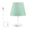 thumbnail image 2 of LED Desk Lamp Pastel Green Table Nightstand Lamps with 3 Color Temperatures for Home Bedroom Living Room Decor 6x11, 2 of 8