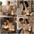 thumbnail image 3 of Funistree Candle Warmer Lamp with Timer and Dimmer, Adjustable Height Candle Warmer with 2*50W Bulbs, Gifts Candle Lamp Home Decor, 3 of 7