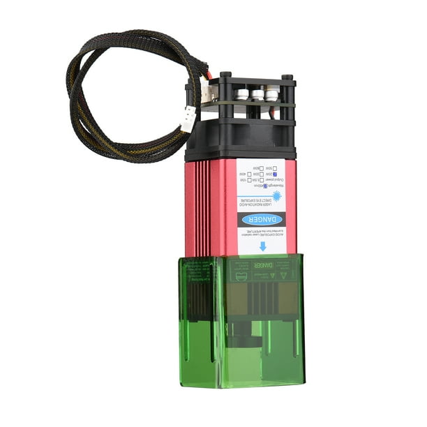 Módulo láser de 450 nm y 20 W con cubierta protectora Cabezal de grabado láser de longitud focal aj Abanopi Módulo de grabado