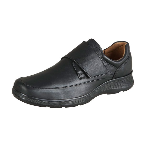 Zapato Confort Para Hombre CASTALIA Negro 100 % Piel natural 574-28 CASTALIA 574-28