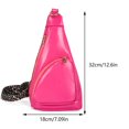 thumbnail image 3 of Bolso Hombro Elegante para Mujer Bolsos Pecho PU Con Correa Ajustable Tipo Cartera Simples, 3 of 9