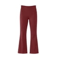 thumbnail image 4 of ShomPort Flare Leggings for Women with Pockets Bootcut Yoga Pants High Waisted Stretchy Workout Pants, 4 of 8