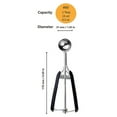 thumbnail image 7 of sunsanly Ice Cream Scoop Multi-purpose Stainless Steel Cookie Scoop Ergonomic Grip Ice Cream Scooper for Home, 7 of 7