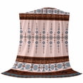 thumbnail image 6 of Farmhouse Boho Blanket Soft Cozy Warm Throw Blanket for Couch, Plush Fuzzy Flannel Fleece Blankets for Sofa, Retro Ethnic Traditional Patterned Bed Blankets Lightweight Gifts for Women, 32"x48", 6 of 9