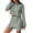 Light Green, variant on SAZBJOJN Pajamas for Women Set 2 Piece Simple Long Sleeve Top And Shorts Comfy Sleepwear Set Casual Soft Breathable Loose Loungewear Womens Pajama Sets White Size M