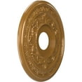 thumbnail image 2 of Ekena Millwork 16"OD x 3 1/2"ID x 1"P Baltimore Thermoformed PVC Ceiling Medallion (Fits Canopies up to 6 1/2"), Universal Aged Metallic Vintage Gold, 2 of 10