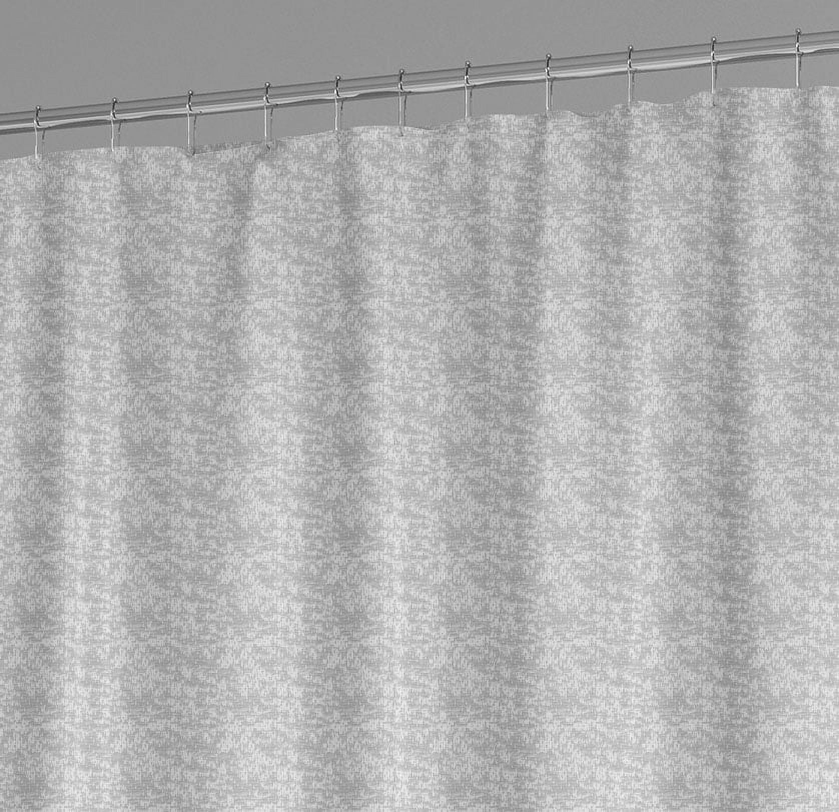 Better Homes & Gardens Tonal Textured Weave Shower Curtain – Silver Grey & White, 72" x 72" – Cotton Blend, Spa-Inspired Bathroom Décor
