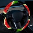 thumbnail image 2 of Watermelon 14.5 Inch Printing PVC Leather Car Wheel Cover Auto Accessories Steering Wheel Cover Steering Wheel Covers Car Wheel Covers, 2 of 6