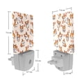 thumbnail image 7 of PhooArto Corgi Dog Paw Pattern Plug in LED Night Light Auto Sensor Dusk to Dawn Decorative Night for Bedroom, Bathroom, Kitchen, Hallway, Stairs, Baby's Room, Energy Saving, 7 of 7