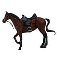 thumbnail image 5 of yotijay 1/12 Scale Action Figures 1/12 Scale Horse Figure Model Desktop Ornament Brown, 5 of 9