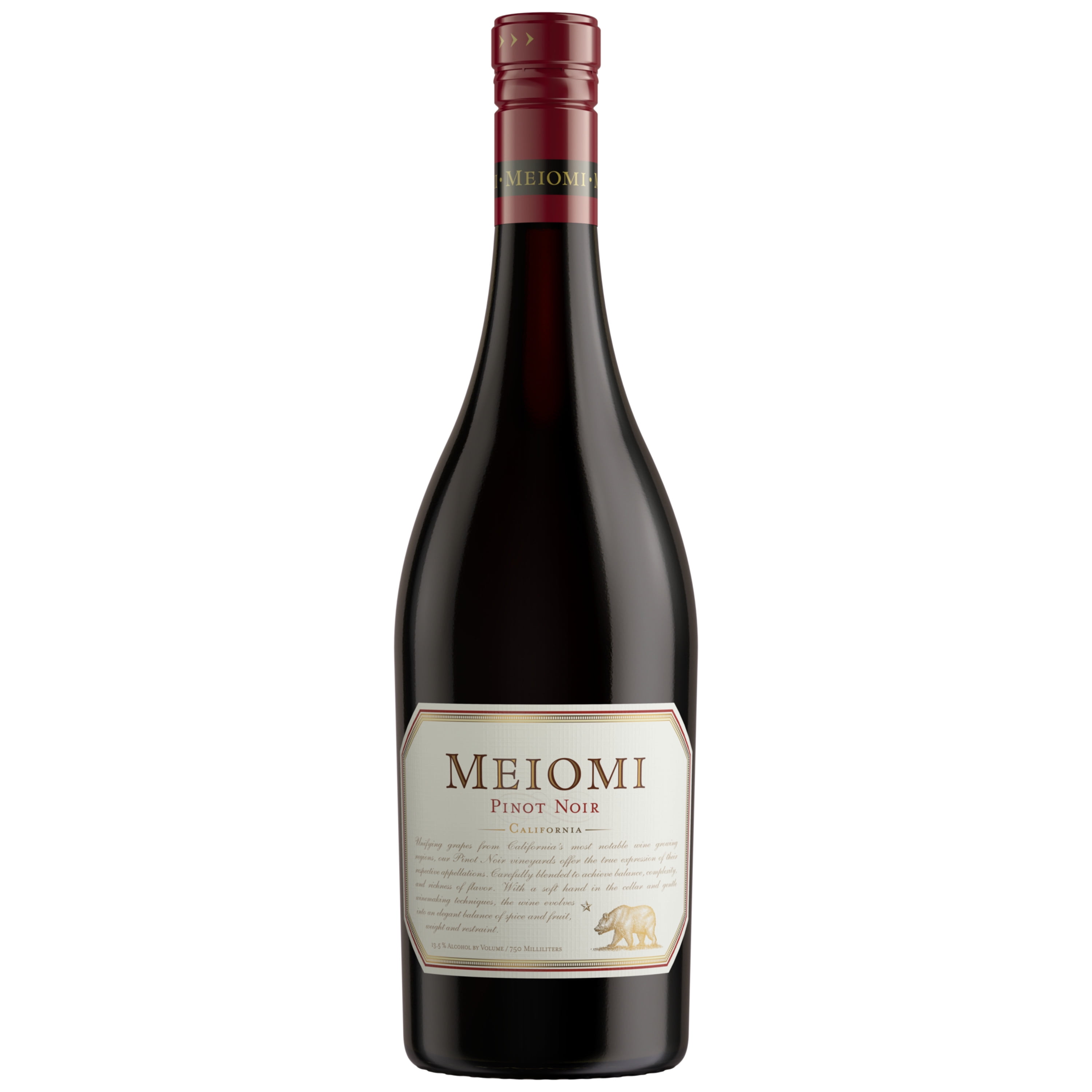 Meiomi Pinot Noir Red Wine, 750 mL Bottle, 13.5% ABV - Walmart.com