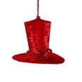 thumbnail image 2 of Velvet Top Hat Christmas Tree Ornament with Bow Hanging Decoration for Holiday Party Home Decor Gift, 2 of 3