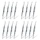 thumbnail image 1 of 16 Piezas Pinzas de Soldadura de Precisión ESD Pinzas Electrónicas Industriales Antiestáticas Juego de Herramientas para Hacer Joyas Manualidades, 1 of 5