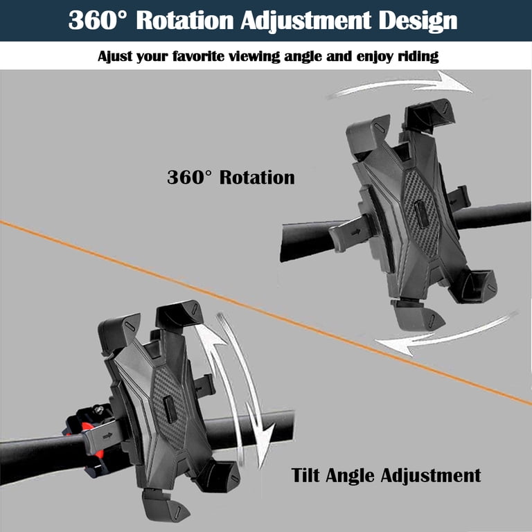 IC ICLOVER Bike Phone Mount 2-Pack, 360 Degree Rotation photo 3