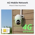 thumbnail image 6 of Reolink Go PT Plus 2K+ 4G LTE Solar Security Camera, Smart Detection, Color Night Vision, Pan, Tilt & Auto Tracking, 6 of 10