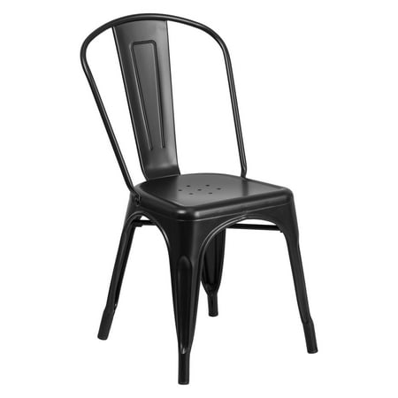 Flash Furniture Matte Black Metal Indoor Outdoor Stackable Chair Flash Furniture Matte Black Metal Indoor Outdoor Stackable Chair Base Upc0088914200271