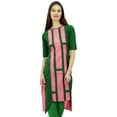 thumbnail image 1 of Phagun Tunique Indienne en Coton pour Femmes Ourlet Asymétrique Kurti Tenue Décontractée, 1 of 7