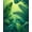 Green, Pattern 3, variant on ODIKA 4'x6' Machine Washable Non-Slip Area Rug, Tropical Monstera Leaf with Jungle Botanical Motifs High Traffic Rug, Green, 133958