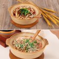 thumbnail image 4 of Mosiee Handcrafted Wooden Soup Spoon Wooden Utensils Set Kitchen Hot Pot Spoon 8 Pcs, 4 of 9