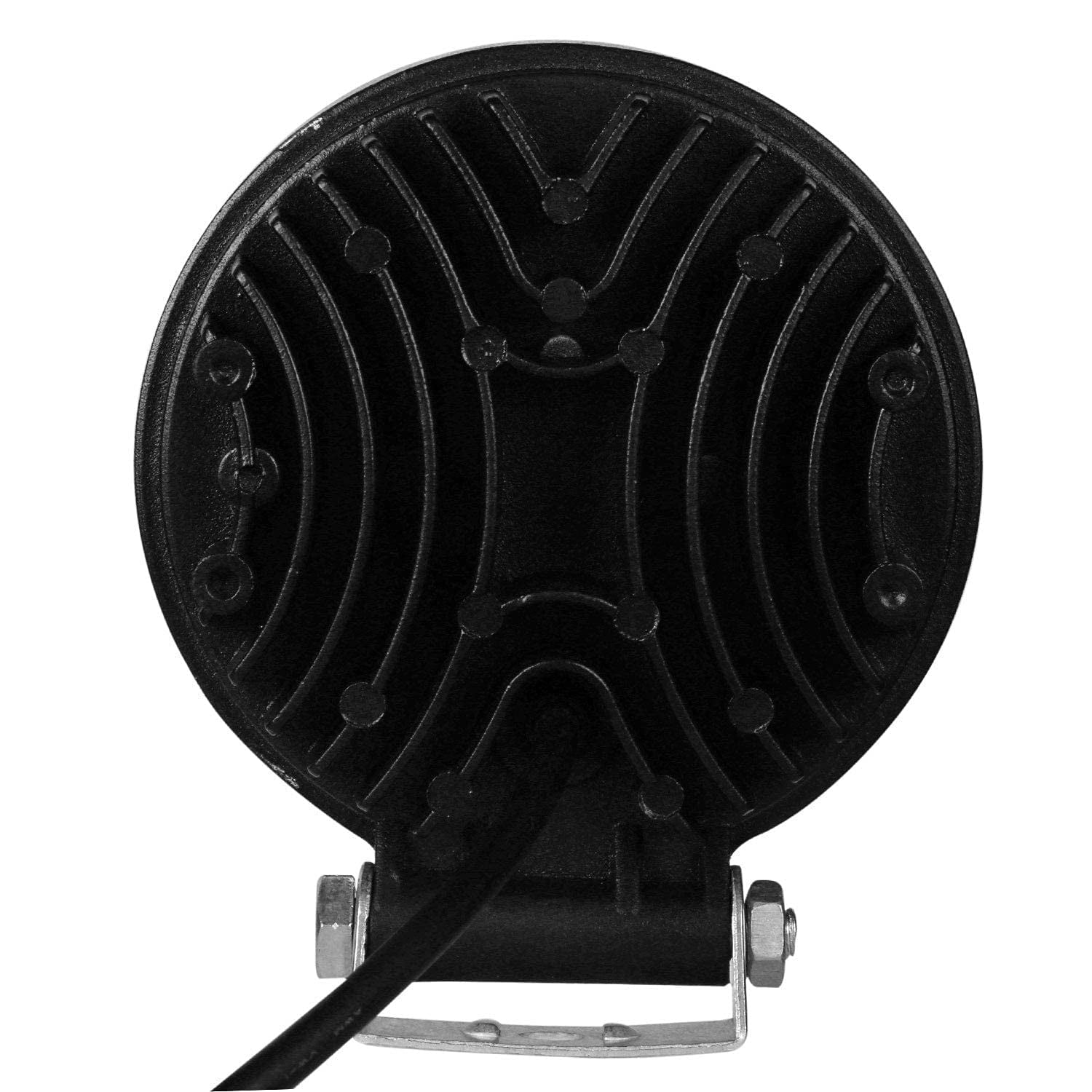 14 LED Round Fog Light 4 Inches Waterproof Off Road Driving Lamp for Car and Motorcycle (12V, White Light, 2 PCS)