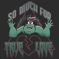 thumbnail image 2 of Women's The Little Mermaid Ursula So Much For True Love  Graphic Tee Black 2X Large, 2 of 4