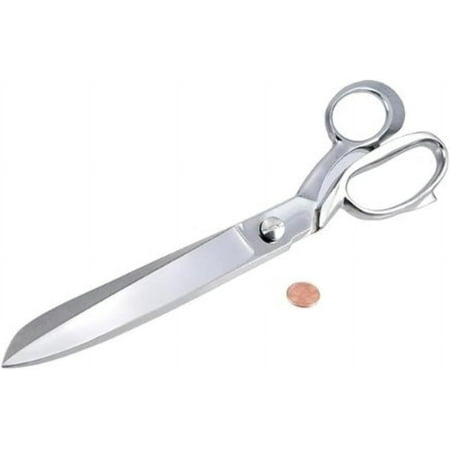 SZCO Supplies 12 Professional Heavy-Duty Fabric Scissors with Mirror-Finished Handle