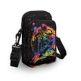 thumbnail image 3 of HELLHERO Butterfly Tie Dye Shoulder Bags for Men, Women Polyester Crossbody Sling Bag with with Zipper Closed, 3 of 7
