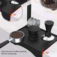 thumbnail image 4 of Anti Slip Coffee Tamp Mat, Black Coffee Tamper Mat with Corner Edge for Office, 4 of 8