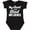 AB-Black, variant on My Aunt is a Bad Influence Boys or Girls Baby Bodysuit