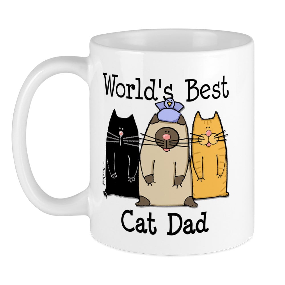 Funny Coffee Mug for Cat Dad Cat Coffee Mug Cat Gift Cat Lover Gift Cat Daddy Mug Ceramic Mug