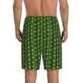 thumbnail image 4 of Lsque Cactus1 Mens Sleep Pajama Shorts,Short Pajama Pants, Cotton Ultra-Soft Knit-Medium, 4 of 9