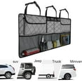 thumbnail image 5 of Car Trunk Organizer, Large Capacity Backseat Trunk Organizer (42"*18"), Collapsible Car Storage Bag with 8 Pockets, SUV/MPV/Truck - Grey, 5 of 13
