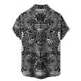 thumbnail image 3 of DGMIOCS Chemise Homme Grande Taille Ajustée Douce Quotidienne Gris Foncé S, 3 of 5