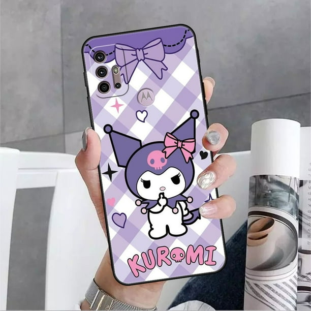 Funda de chica de dibujos animados Kuromi para Motorola G30 G60 Edge 20 Lite G22 G9 Play G8 Plus One Fusion G50 G200 G82 G72 G71 G31 xuanjing unisex