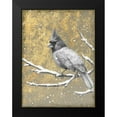 thumbnail image 2 of Grove, Beth 19x24 Black Modern Framed Museum Art Print Titled - Winter Birds Cardinal Neutral, 2 of 5